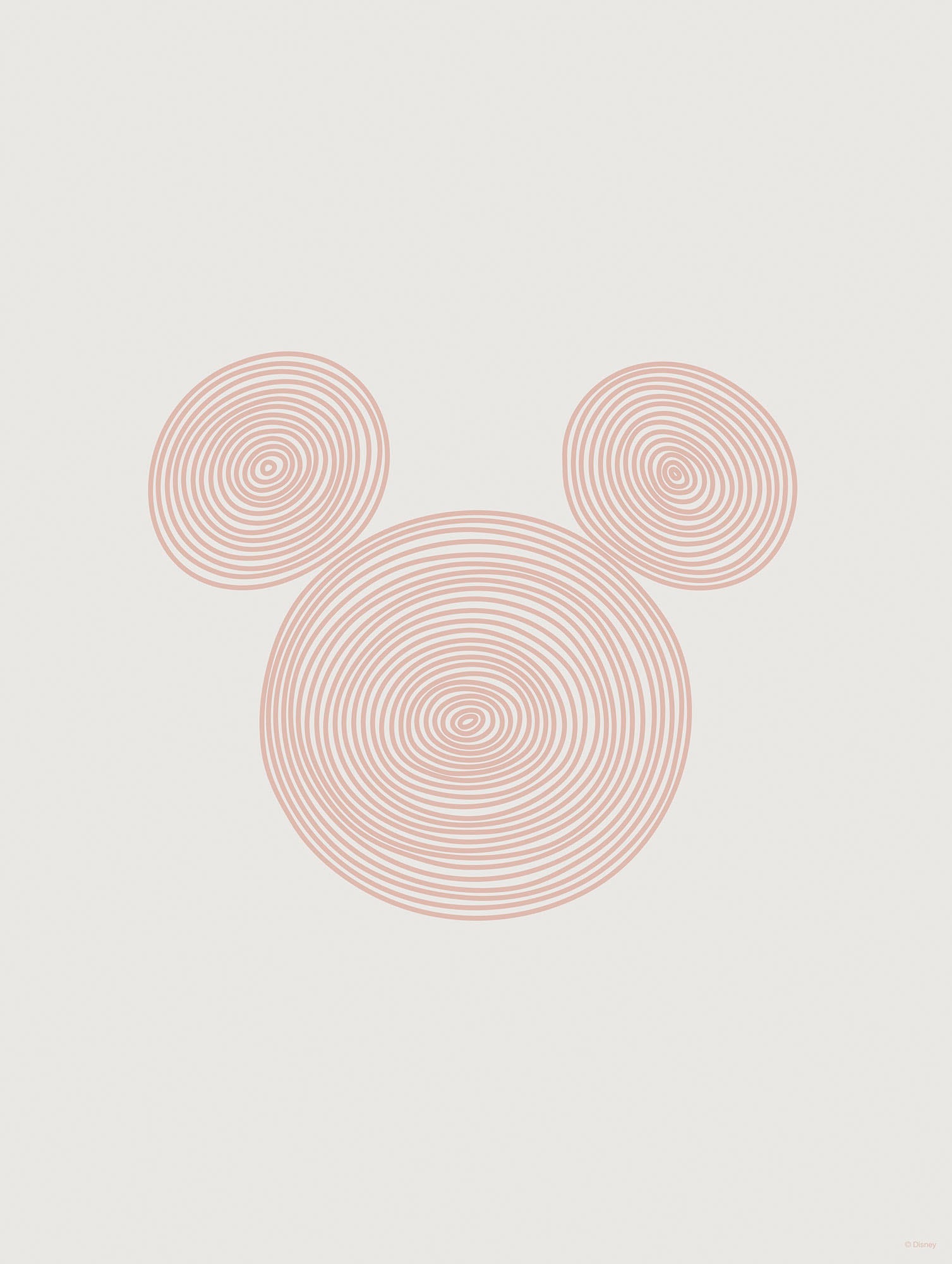 Komar Bild »Pink Curls« Natur 1 Stk. tlg. Wandbild zur Dekoration im Kinderzimmer - ohne Rahmen