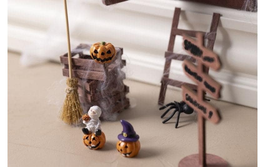 creativ company Kreativset »Halloween Wichteltür 12-teilig«