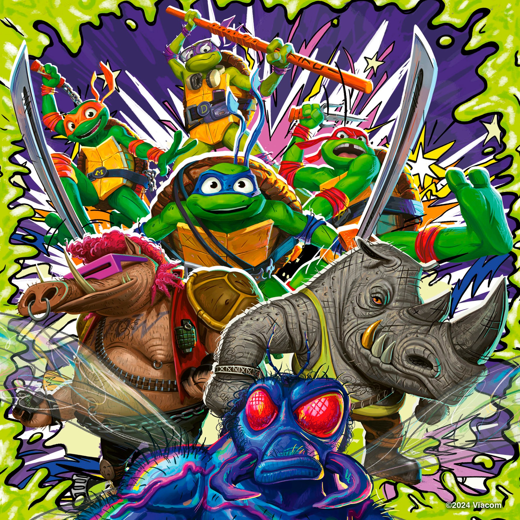 Ravensburger Puzzle »Teenage Mutant Ninja Turtles, Ninja Turtles«, 3 x 49 Teile; Made in Europe; FSC® - schützt Wald - weltweit