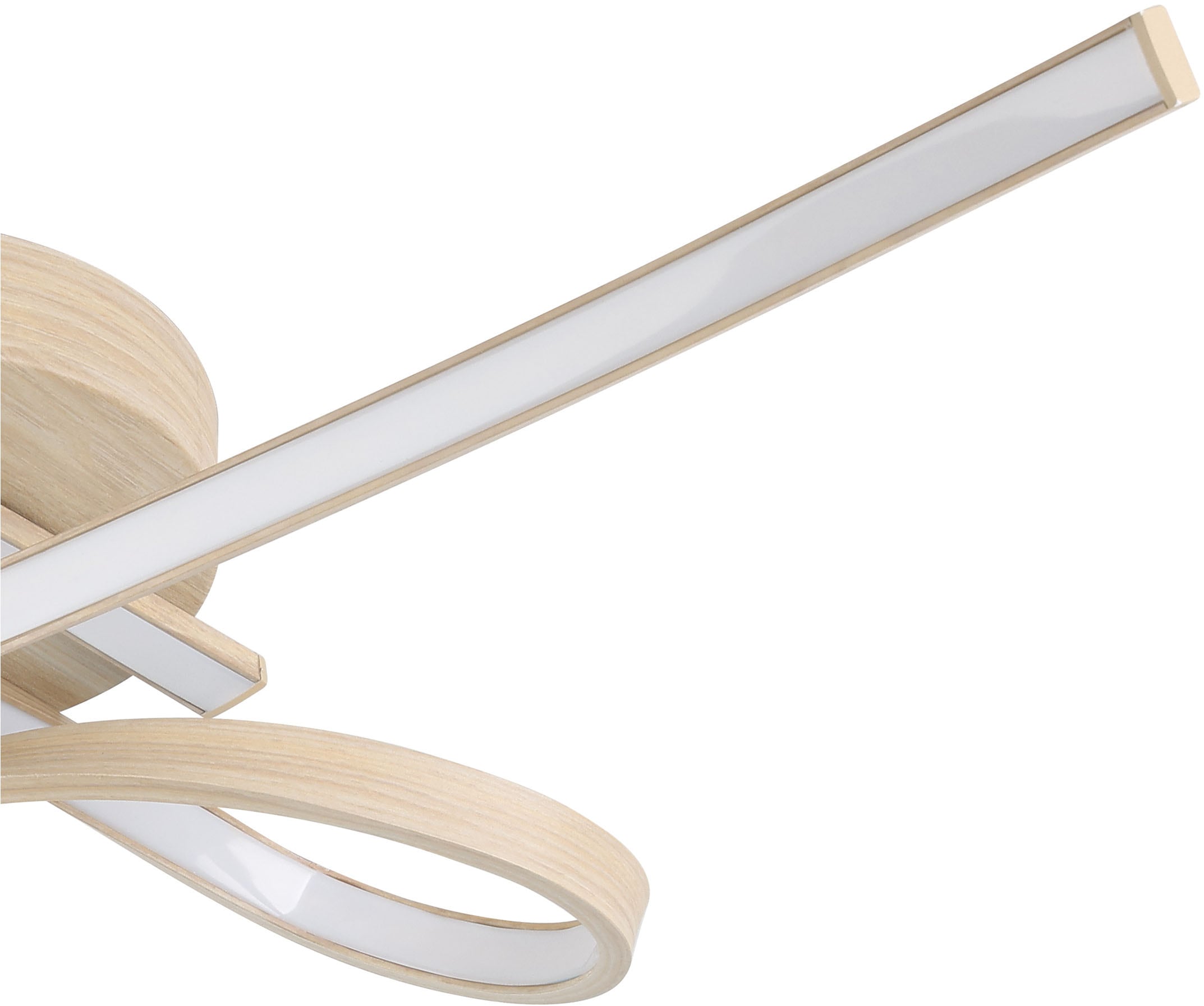 EGLO Deckenleuchte »SELVINA 2 Deckenlampe - Stahl, Alu - LED - 20,5W - IP20« LED-Modul 1 Stk. Warmweiß Wohzimmerlampe, Esszimmerlampe, Flur, Schlafzimmer, L68 x B28 x H14 cm