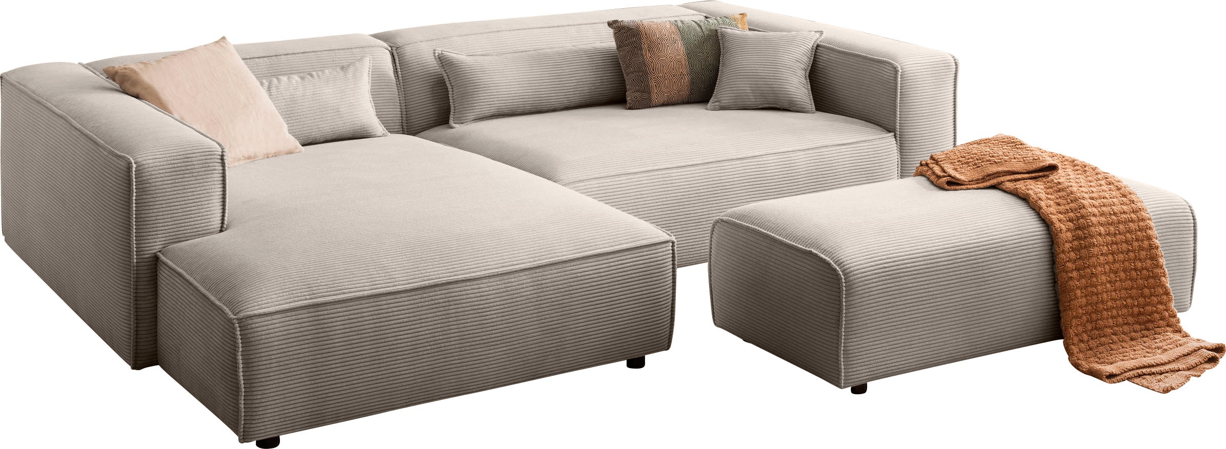 LeGer Home by Lena Gercke Polsterecke »PIARA XXL, L-Form mit Schlaffunktion günstig online kaufen