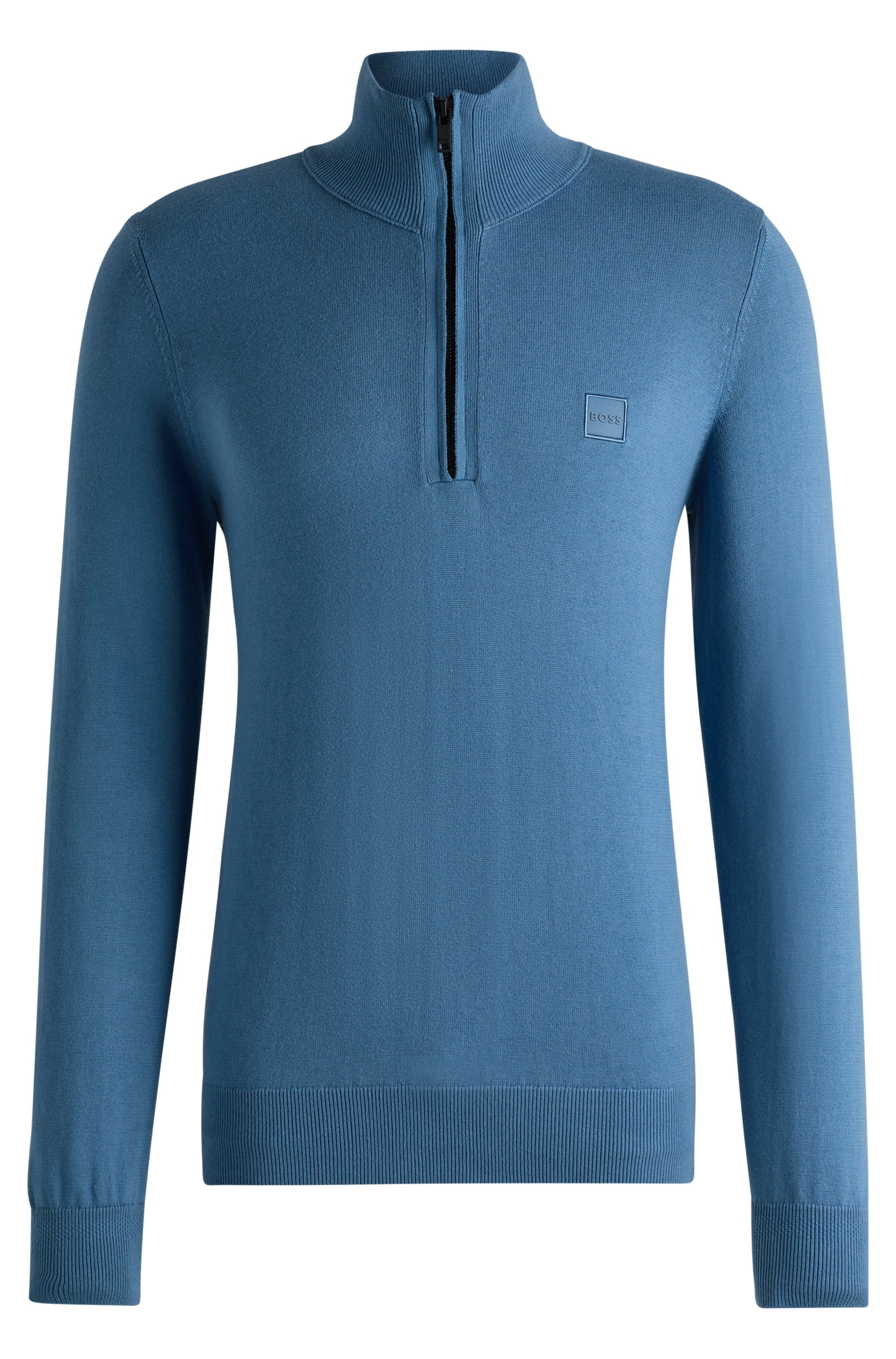 BOSS ORANGE Rollkragenpullover »Kanobix_S«, mit Ton-in-Ton Logo