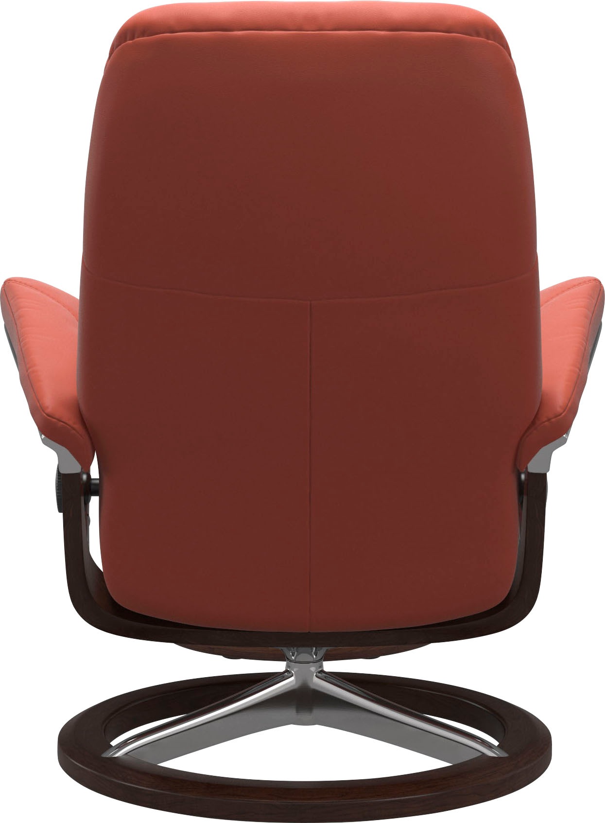 Stressless® Relaxsessel »Consul«, (Set, Relaxsessel mit Hocker), mit Hocker, mit Signature Base, Größe M, Gestell Braun