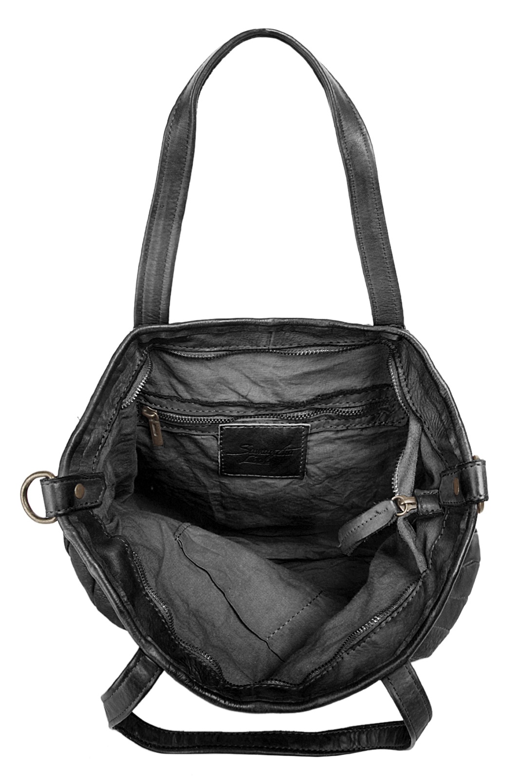 Samantha Look Shopper, echt Leder, Made in Italy