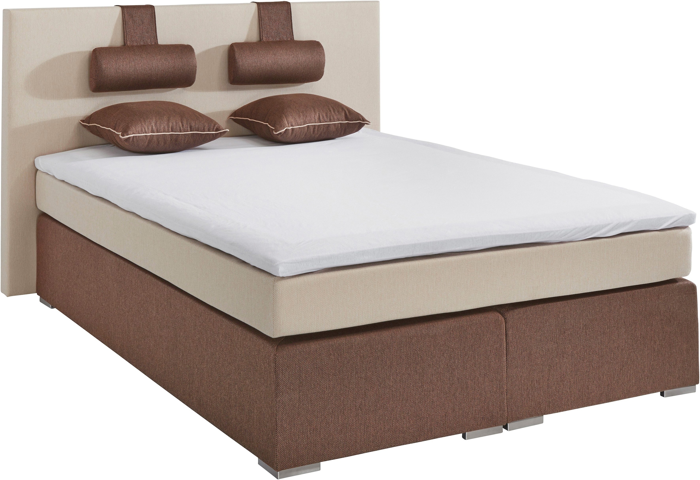 3. Bild von ATLANTIC home collection Boxspringbett »Rick«, mit Bonnell-Federkernmatratze, inkl. Topper