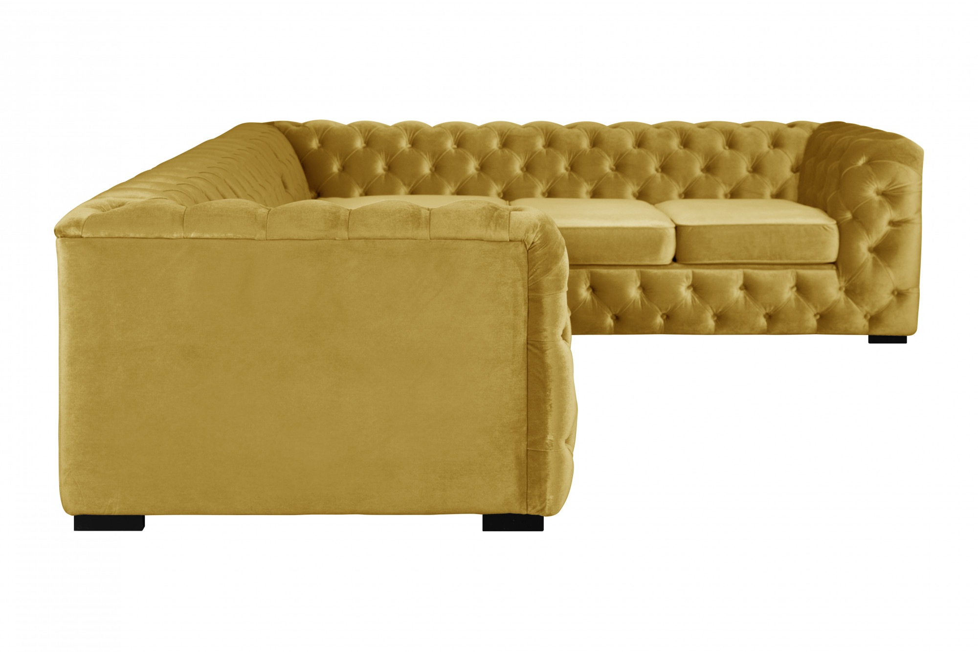 Guido Maria Kretschmer Home&Living Chesterfield-Sofa »KALINA L-Form«, hochwertig Chesterfield-Ausführung