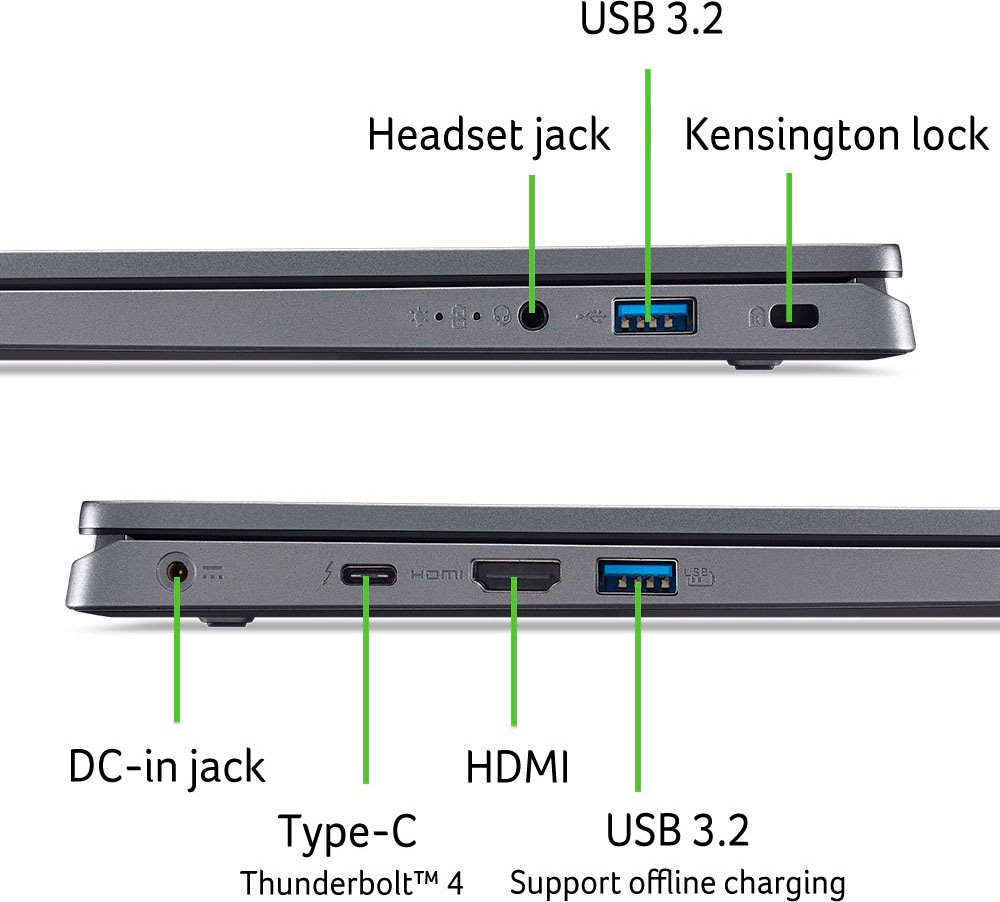 Acer Notebook »A17-51M-52U3«, 43,94 cm, / 17,3 Zoll, Intel, Core 5, Intel Graphics, 512 GB SSD