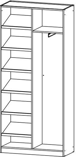 rauch Garderobenschrank »Minosa«, Breite 91 cm auf Rechnung kaufen