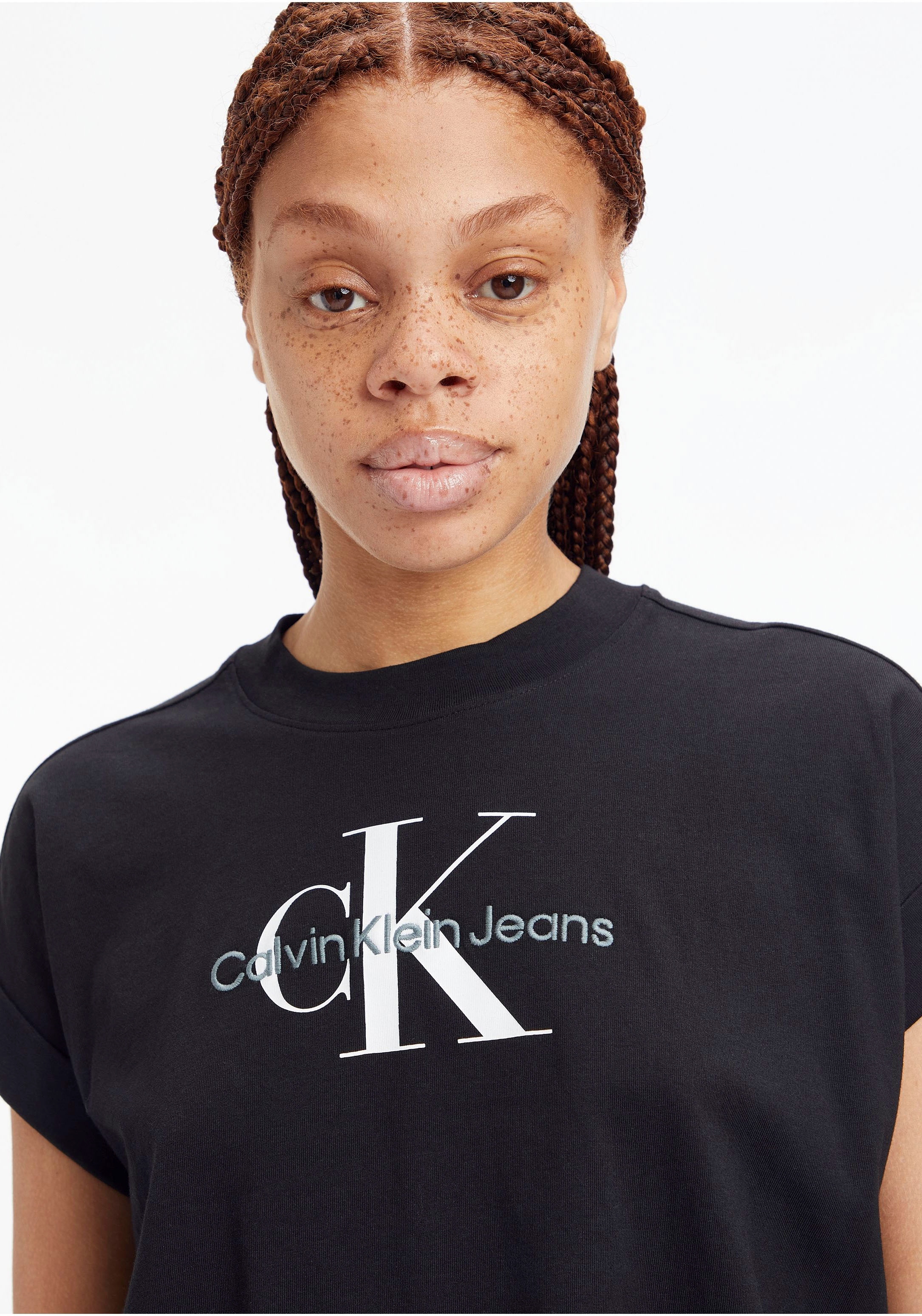 Calvin Klein Jeans T-Shirt, Ärmeln an bestellen Umschlagbund mit den online breitem