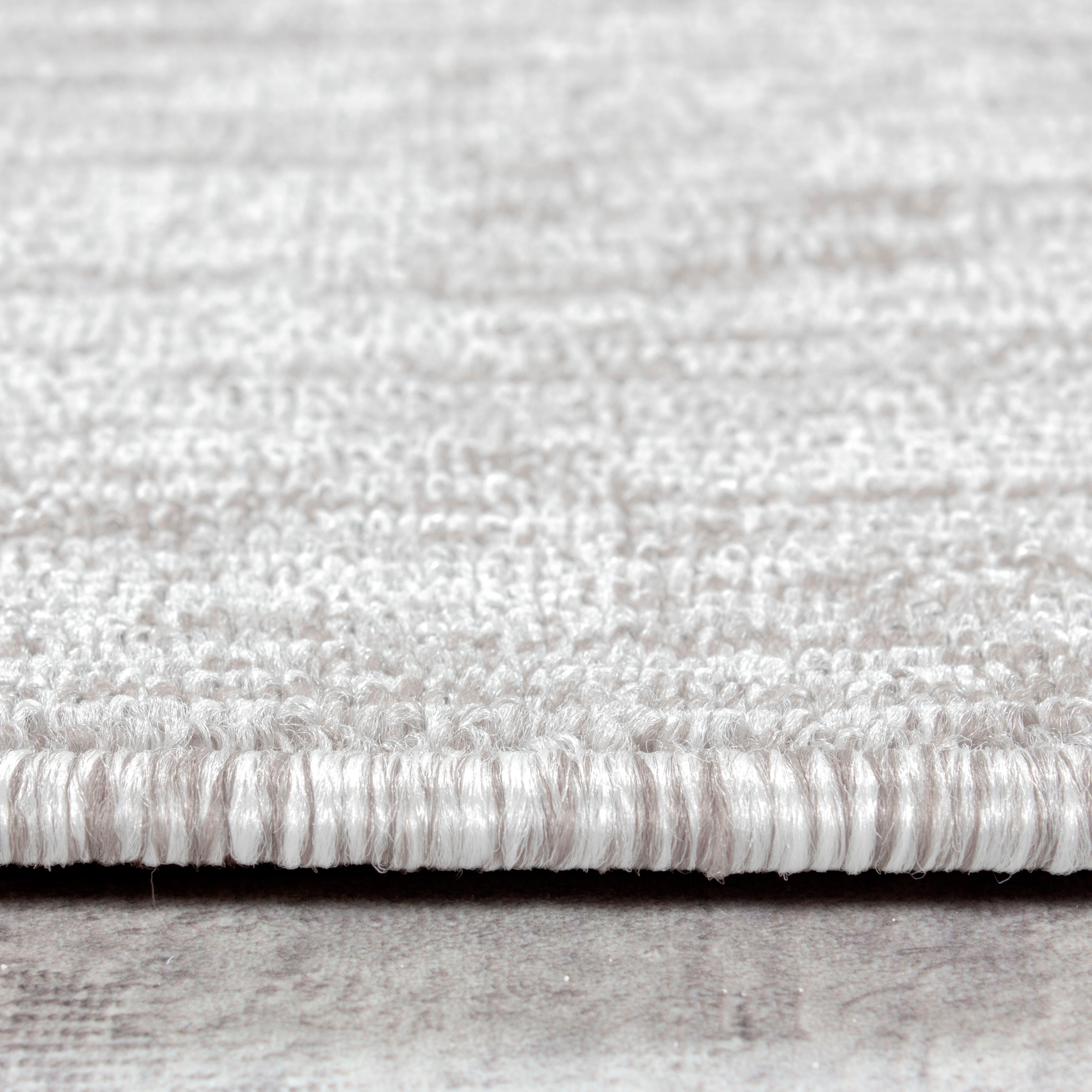 Ayyildiz Teppiche Teppich »Nizza 1800 Kurzflorteppich«, rechteckig, 6 mm Höhe, pflegeleicht, leicht melierter Kurzflor, ringsum gekettelt, Wohnzimmer