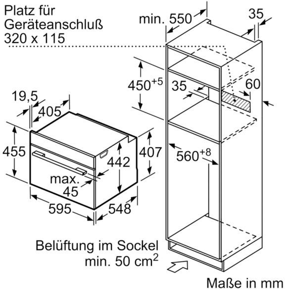 SIEMENS Backofen mit Mikrowelle  »CM633GBS1«