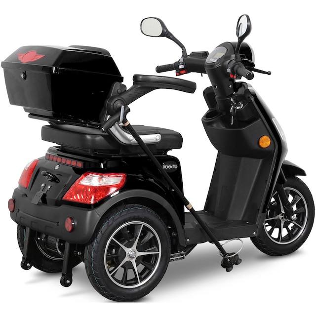 Rolektro Elektromobil »E-Trike 25 V.2, Blei-Gel-Akku«, 1000 W, 25 km/h, (mit  Topcase) jetzt im %Sale