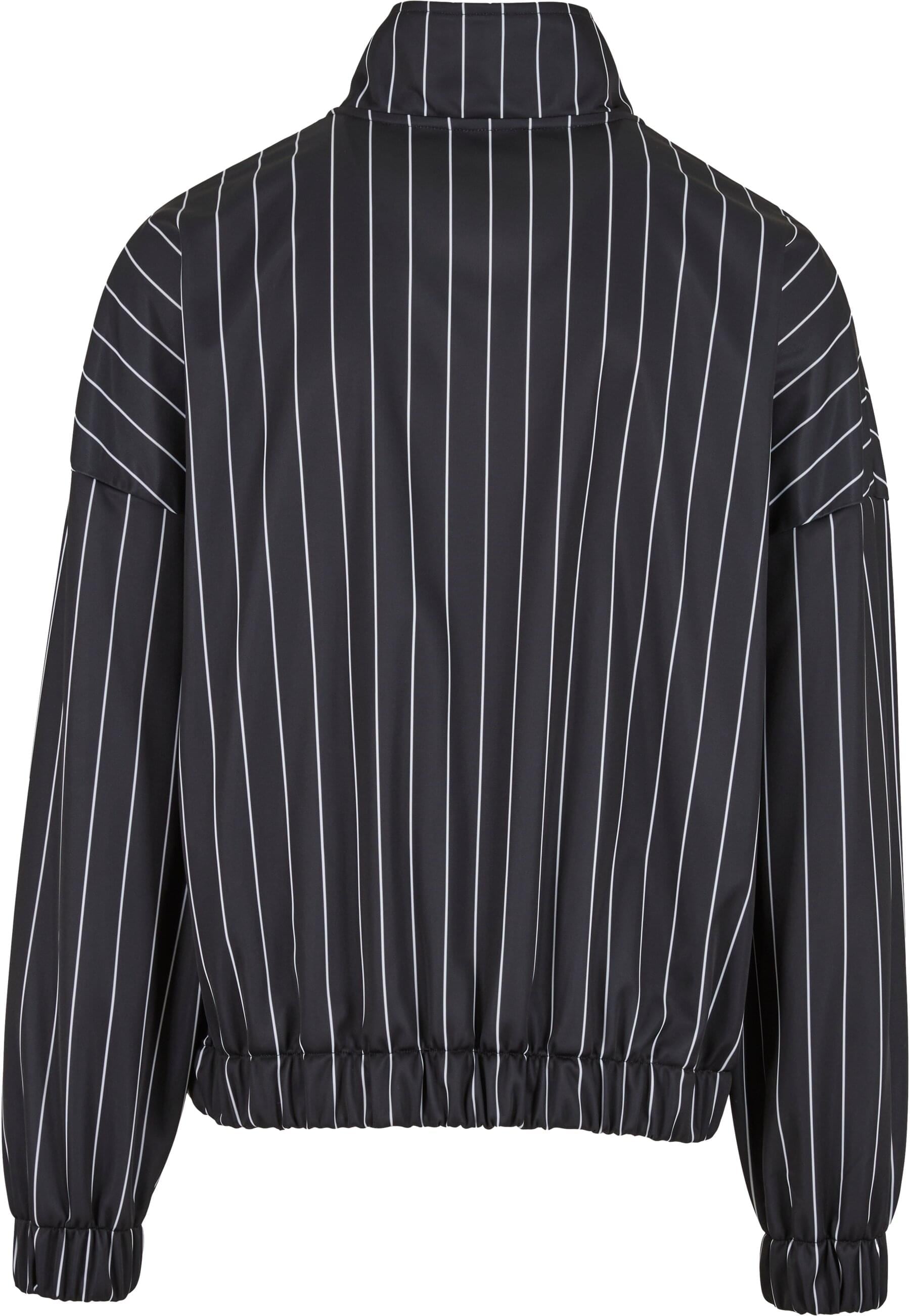 URBAN CLASSICS Trainingsjacke »Urban Classics Pinstripe Trackjacket« 1 Stk. tlg. ohne Kapuze