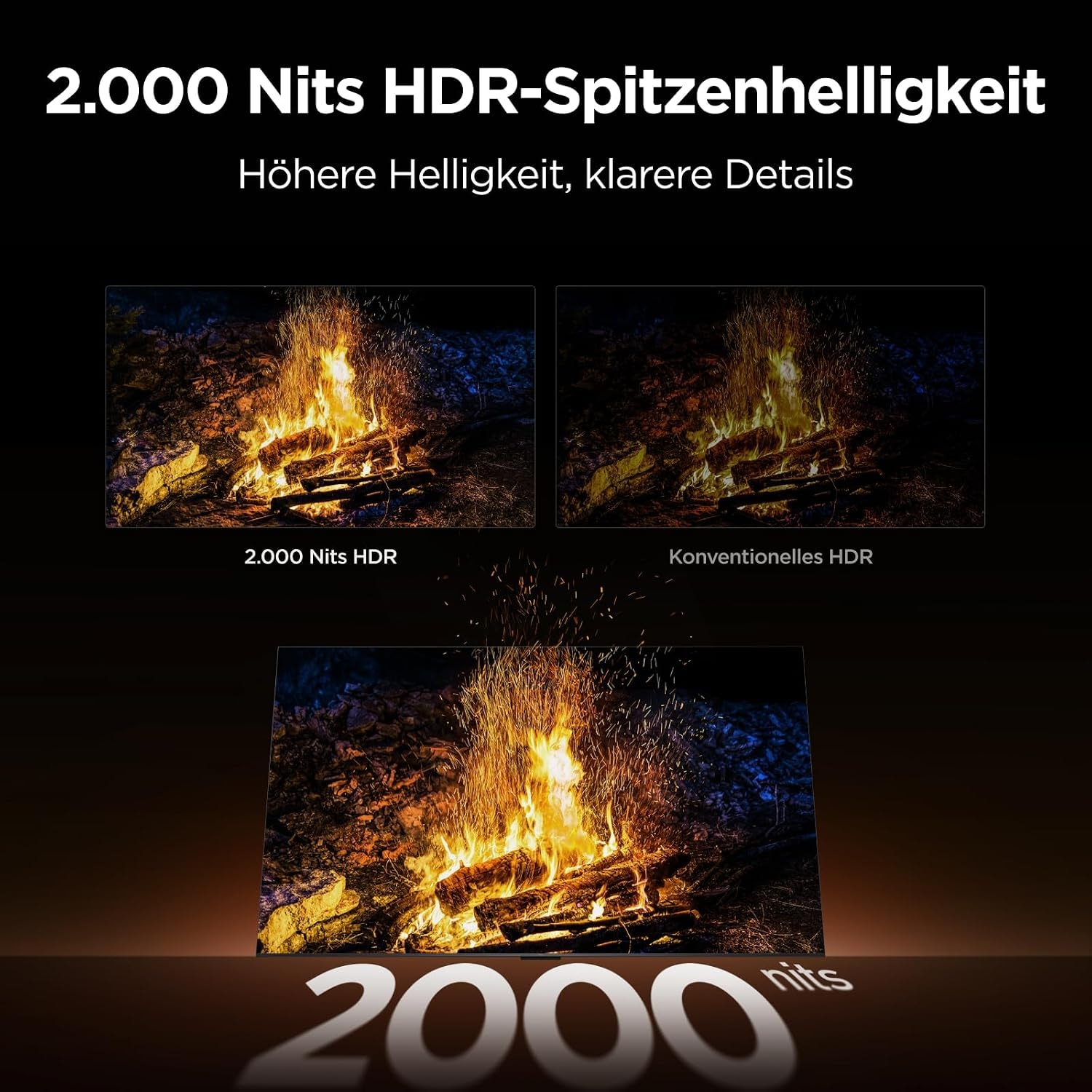 TCL QLED Mini LED-Fernseher »55Q7D ProX1« 139 cm/55 ″ SQD-Mini LED, AiPQ Prozessor, ONKYO 2.1, Dolby Vision, Apple AirPlay 2