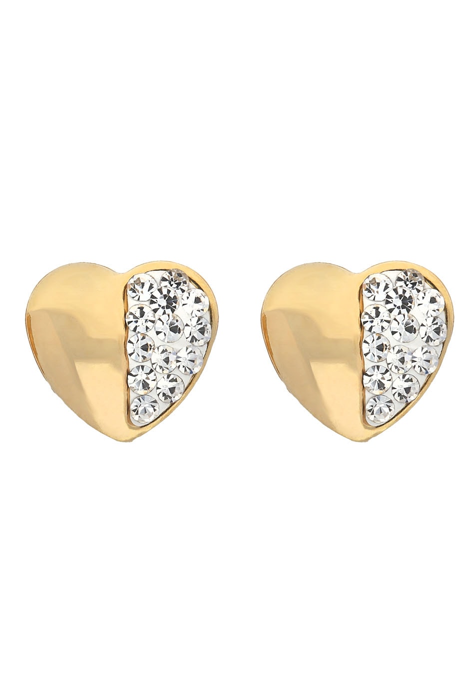 Firetti Paar Ohrstecker »Schmuck Geschenk Gold 375 Ohrschmuck Herzen«