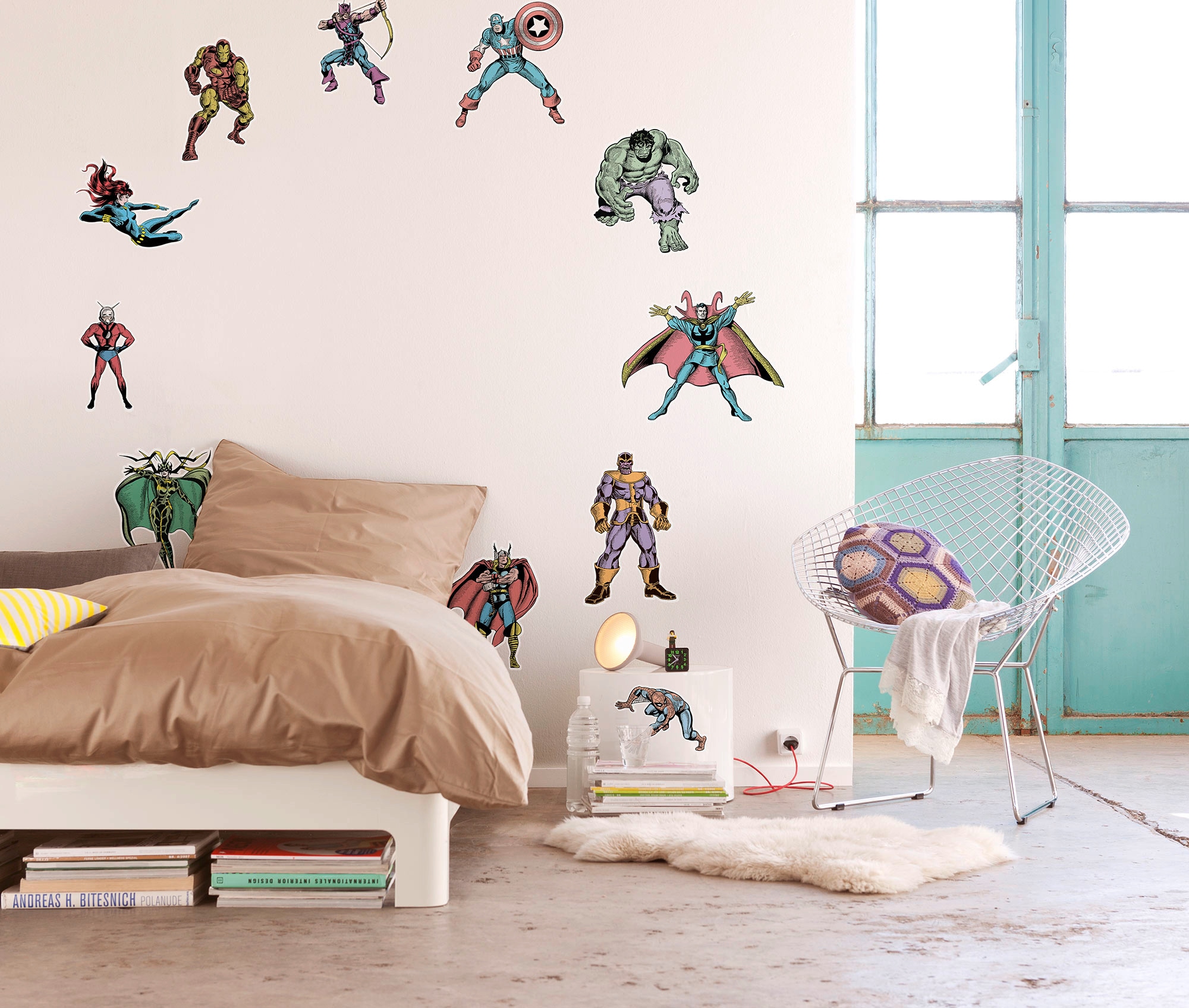 Komar Wandtattoo »Marvel Comics Collection - Größe 100 x 70 cm«, (11 St.), selbstklebend, Wandsticker, Kinderzimmer