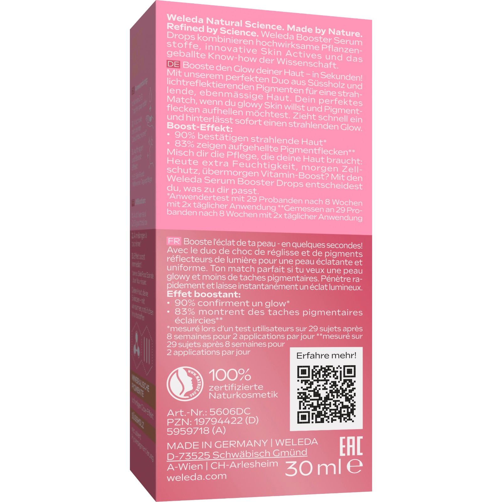 WELEDA Gesichtsserum »Glow Perfecting Serum Drops«