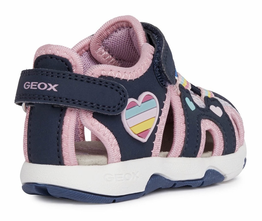 mit kaufen Sandale in Regenbogenfarben Herz Geox online »B GIRL«, MULTY SANDAL