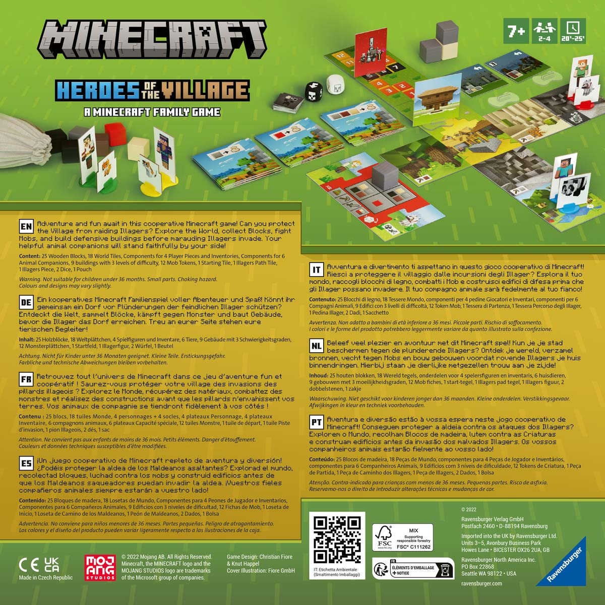 Ravensburger Spiel »Minecraft Heroes of the Village«, Made in Europe