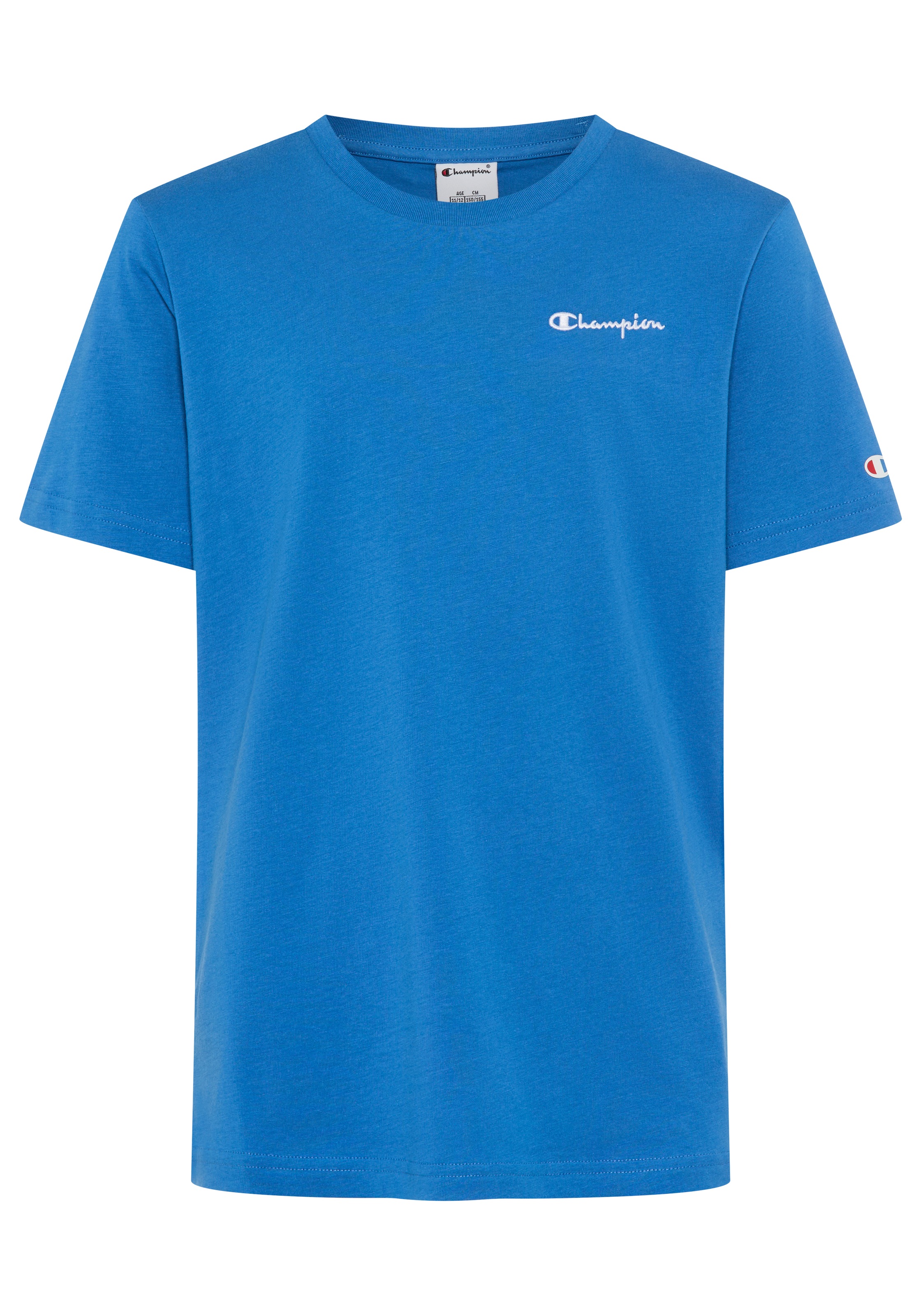 Champion »ICONS CONTRAST Crewneck T-Shirt« mit Rundhalsausschnitt, Kurzarm, aus Baumwolle, klassischer Schnitt