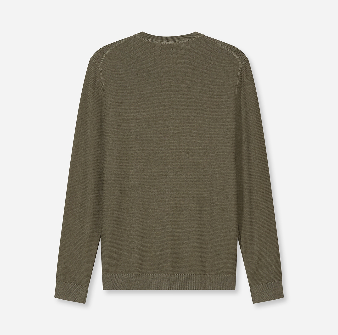 OLYMP Rundhalspullover »OLYMP Strick Casual« mit modischem Strukturmuster