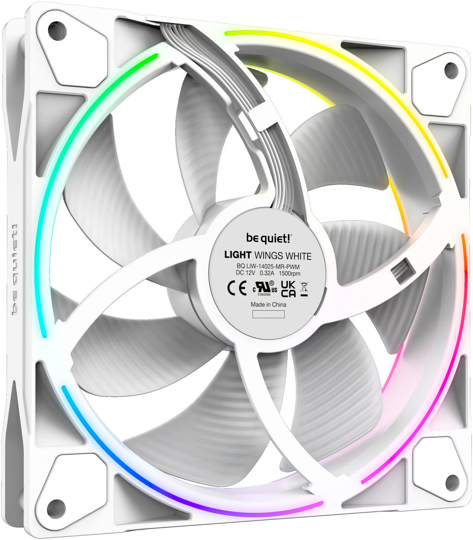 be quiet! Gehäuselüfter »Light Wings White  140mm PWM Triple Pack«