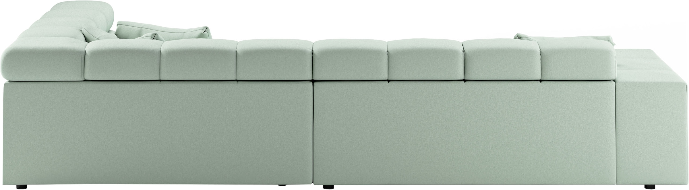 INOSIGN Ecksofa »Ancona incl. Kopfteilverstellung, OTTOs Choice, Breite 319cm, L-Form«, wahlweise motorische Sitztiefenverstellung, auch in Cord + Easy Care