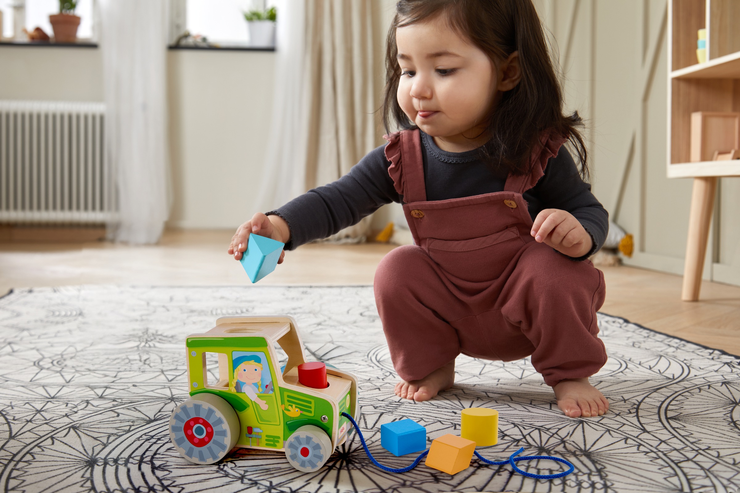Haba Steckspielzeug »Sortierbox Traktor«