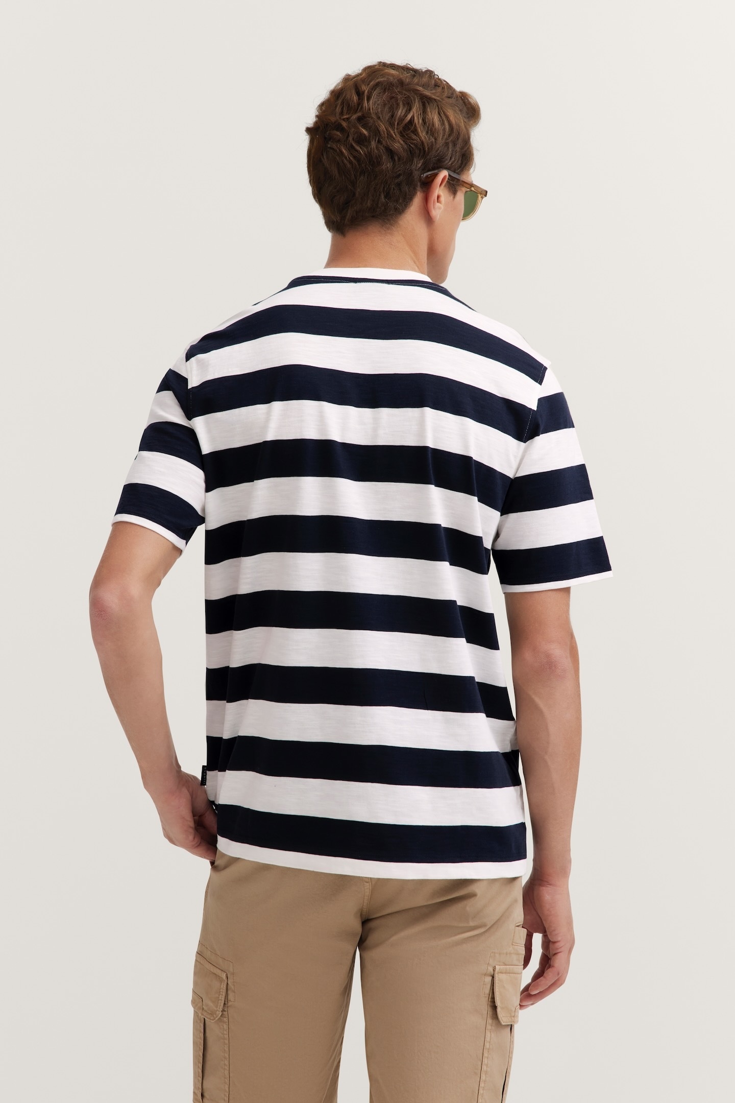 bugatti T-Shirt, aus Baumwolle