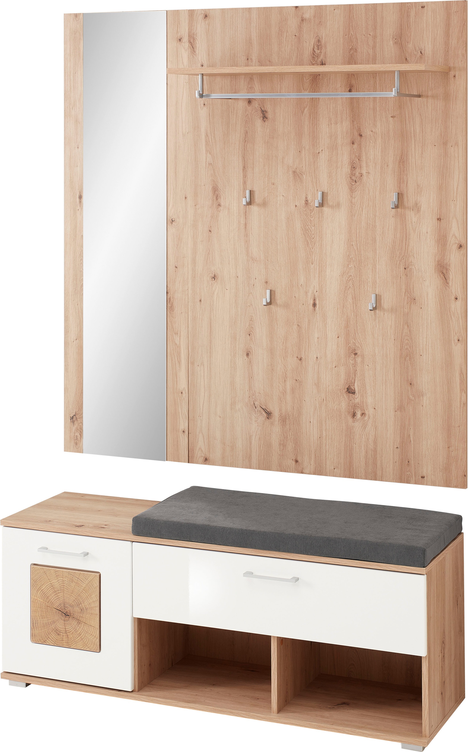 Innostyle Schuhbank »Fun Garderobe Set, 126x193x38cm (B/H/T)«, (2 St.), 1 t günstig online kaufen