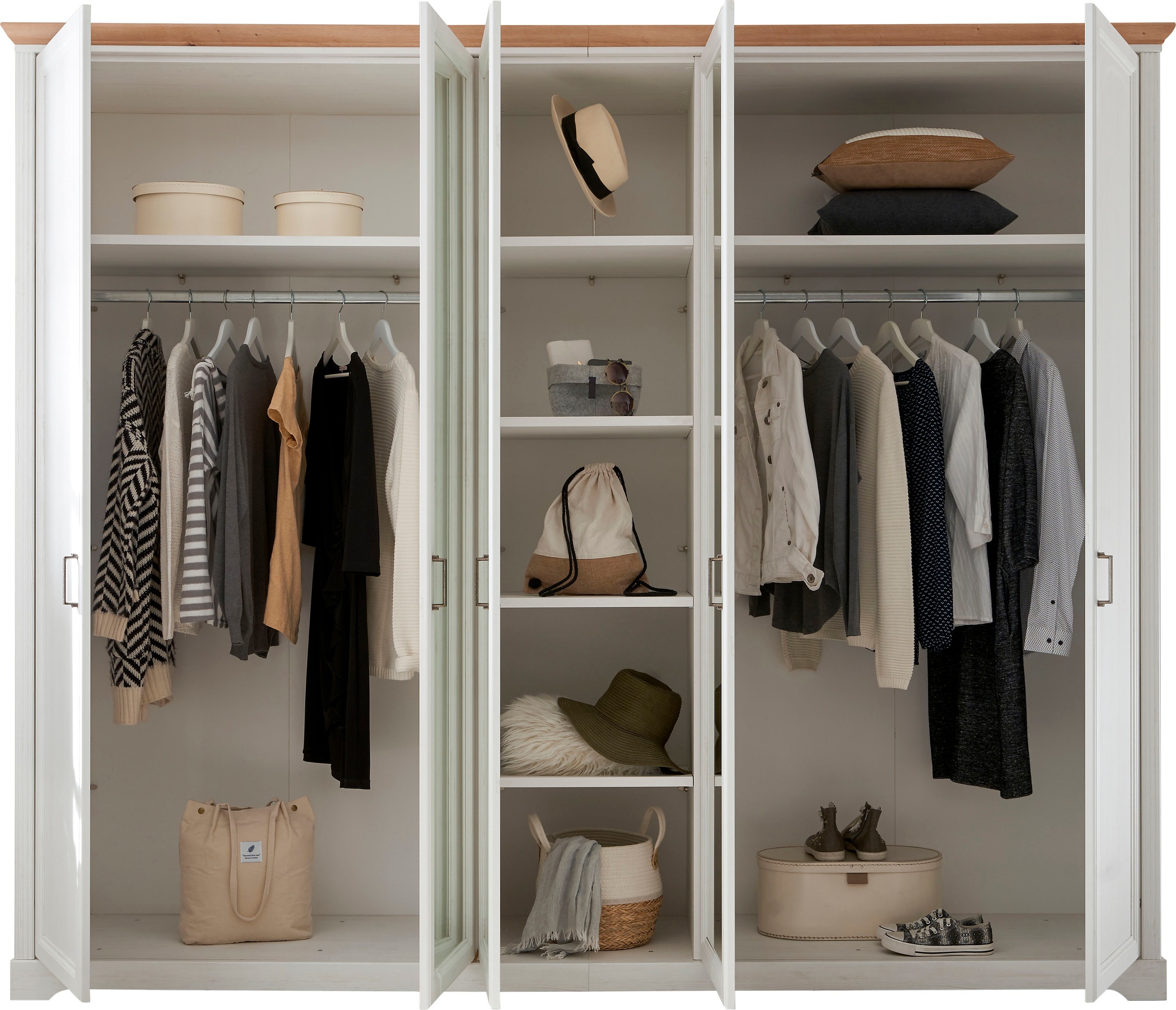 Schlafkontor Kleiderschrank »Jasmin II«, im Landhausstil