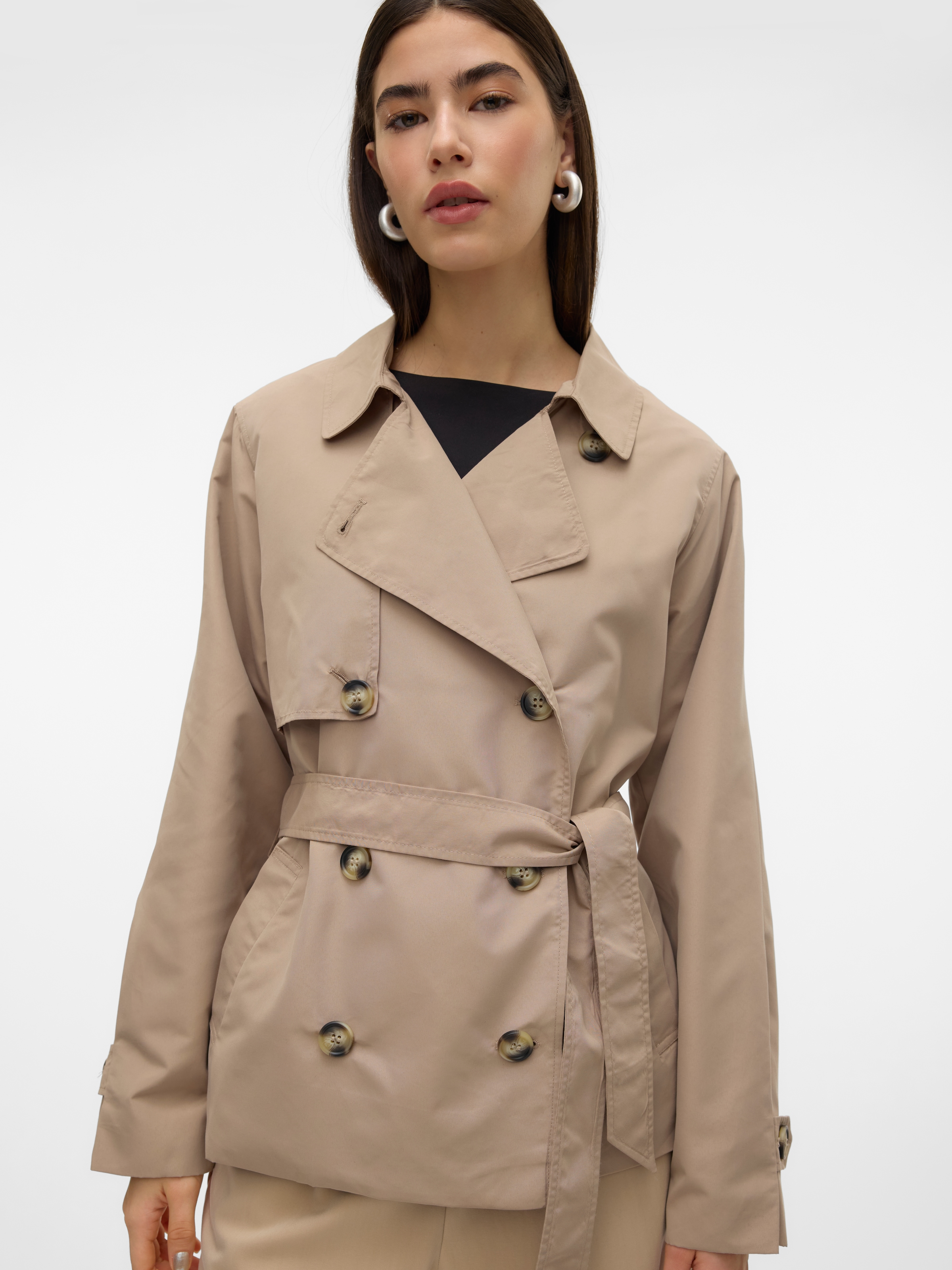 Vero Moda Kurzjacke »VMZOA TRENCHCOAT NOOS«, ohne Kapuze