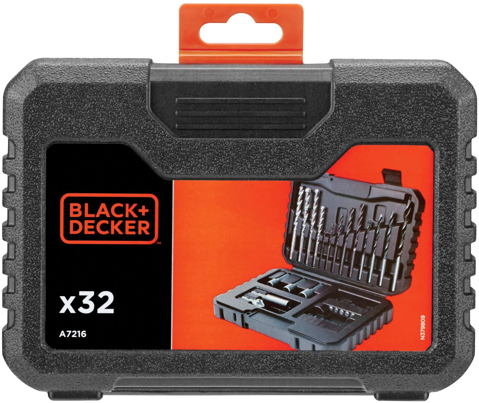 Black + Decker Schlagbohrmaschine, (Set), 32-teiliges Zubehör und 16" Werkzeugbox