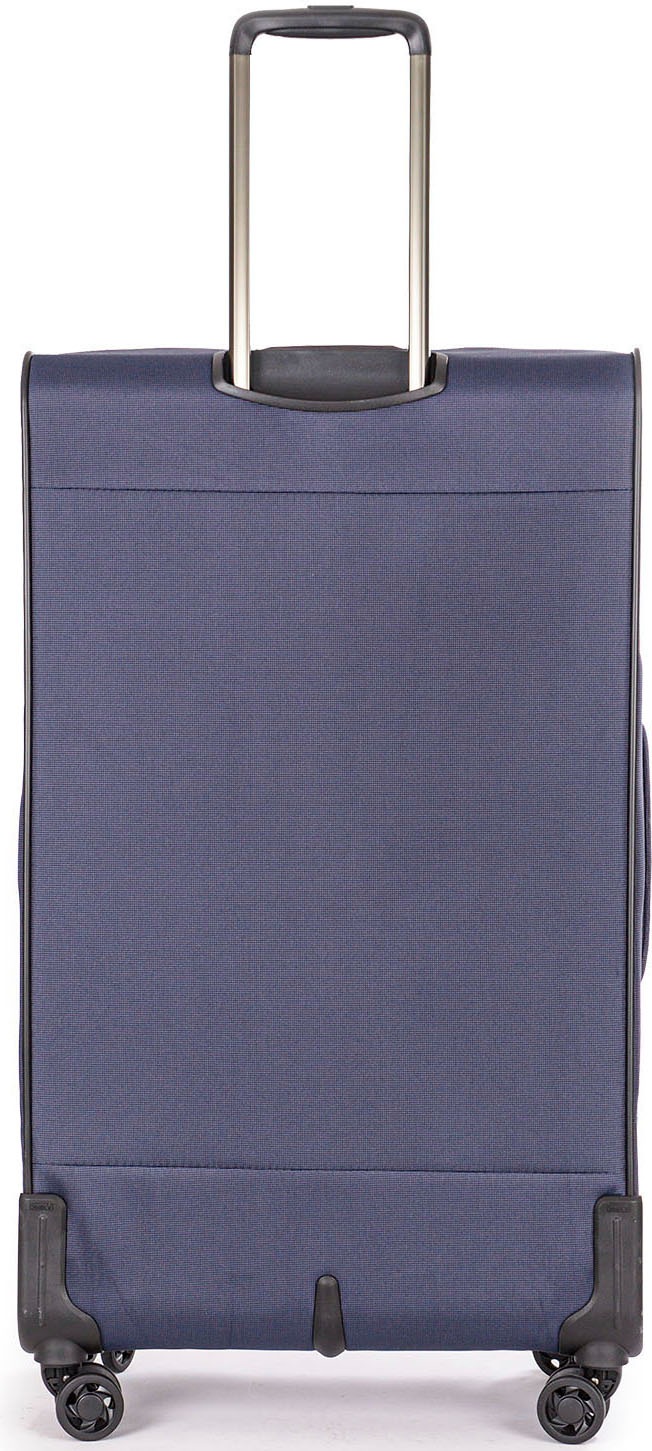 Stratic Weichgepäck-Trolley »Bendigo Light + L, navy«, 4 Rollen, Reisekoffer großer Koffer Aufgabegepäck TSA-Zahlenschloss