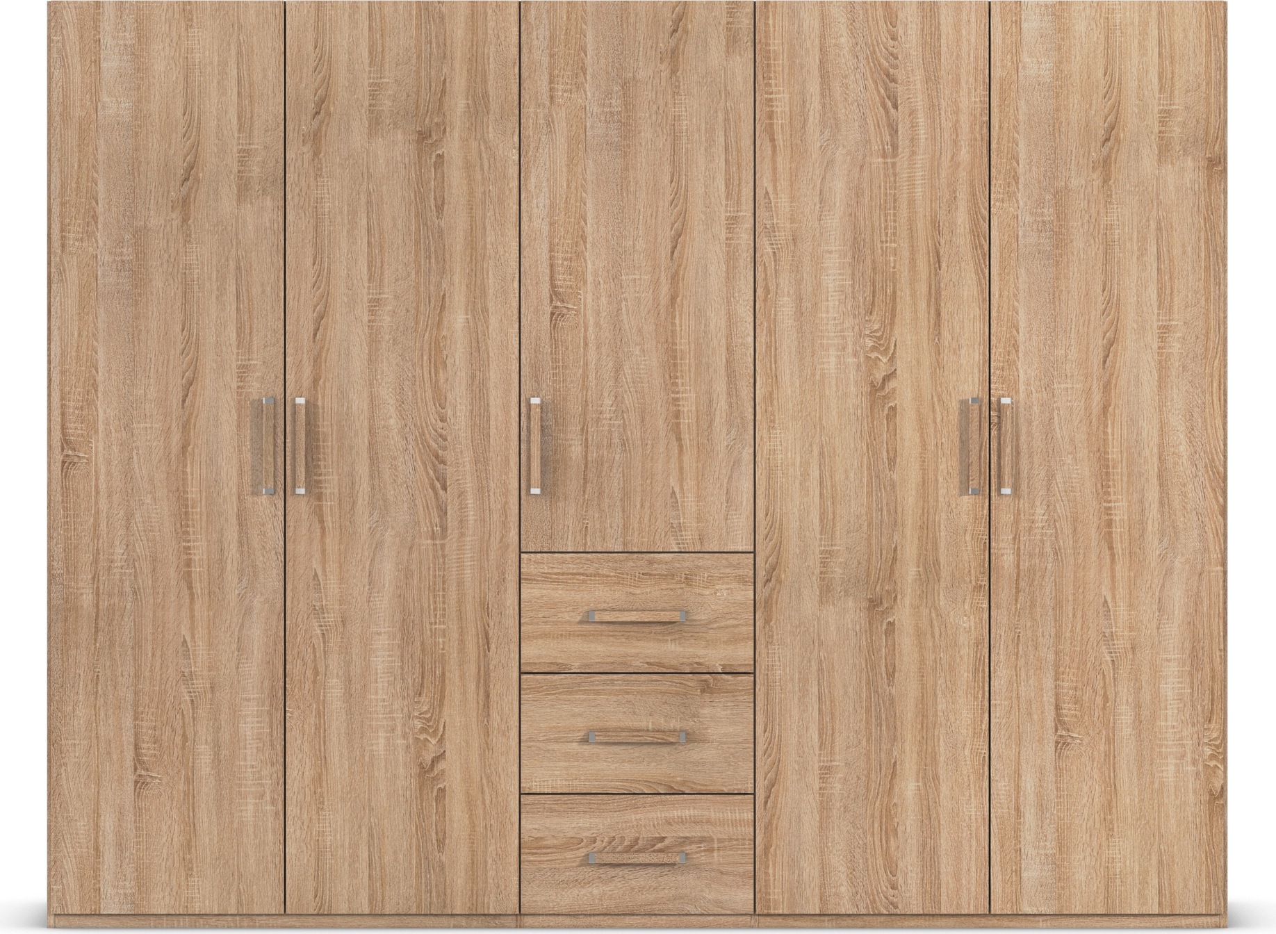 rauch Drehtürenschrank »Kleiderschrank Schrank Garderobe Schlafzimmerschrank EVELYN«, (in 2 Höhen 197 oder 210 cm erhältlich), in elegantem Stil mit Schubladen 3 Breiten und 2 Höhen MADE IN GERMANY