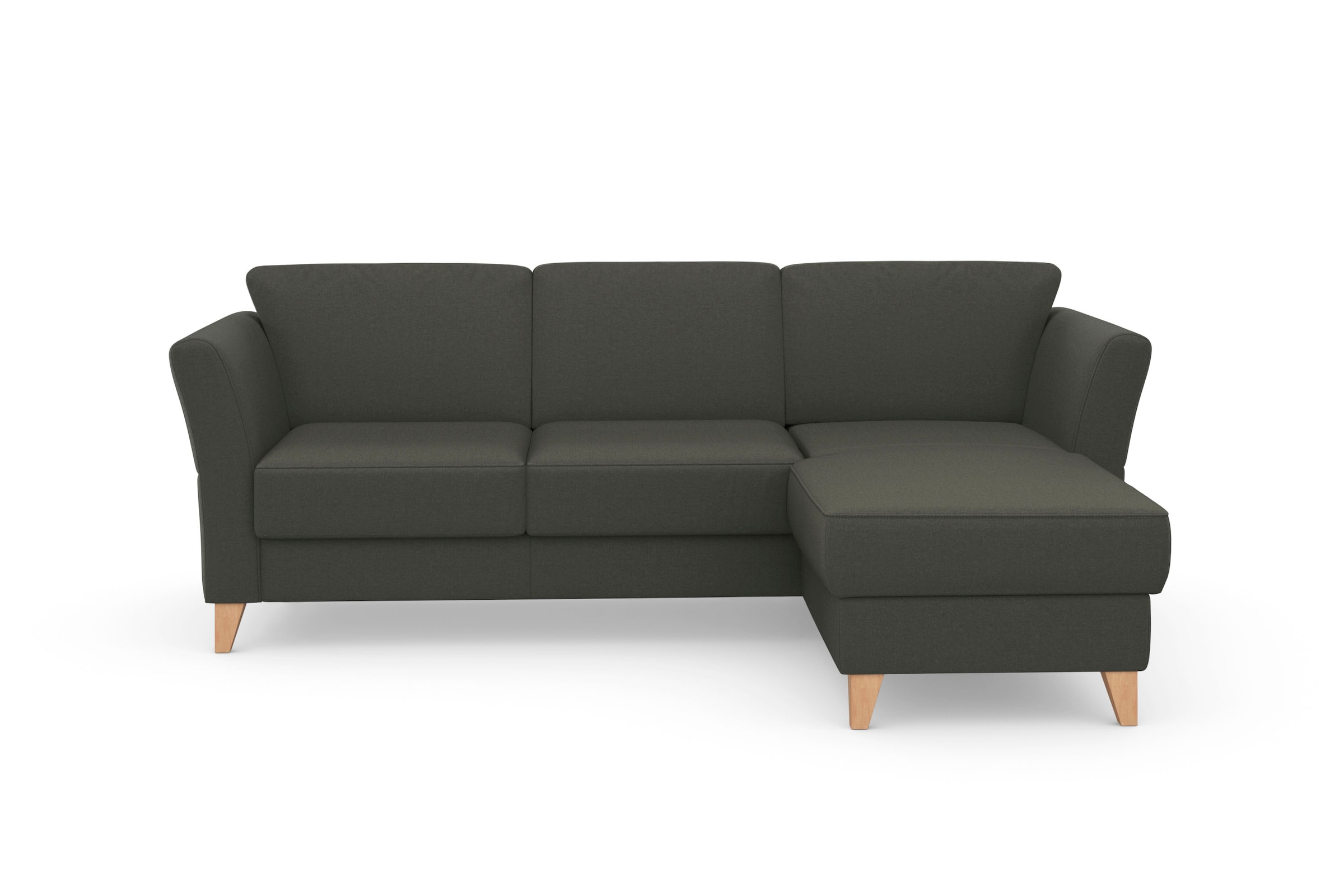 sit&more Ecksofa »Visby L-Form«, Wahlweise mit Bettfunktion und Bettkasten, günstig online kaufen