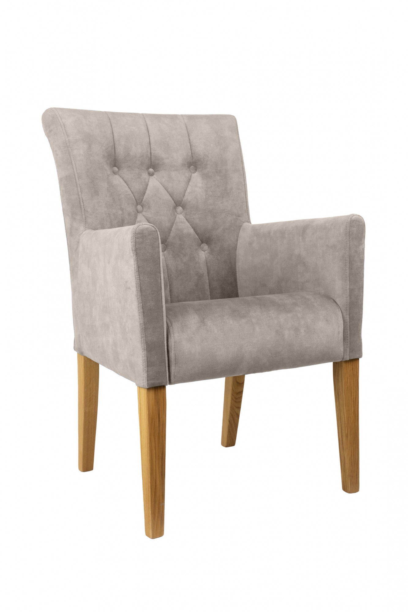 Home affaire Armlehnstuhl »Cortega Esszimmerstuhl mit Knopfheftung« () 1 St günstig online kaufen