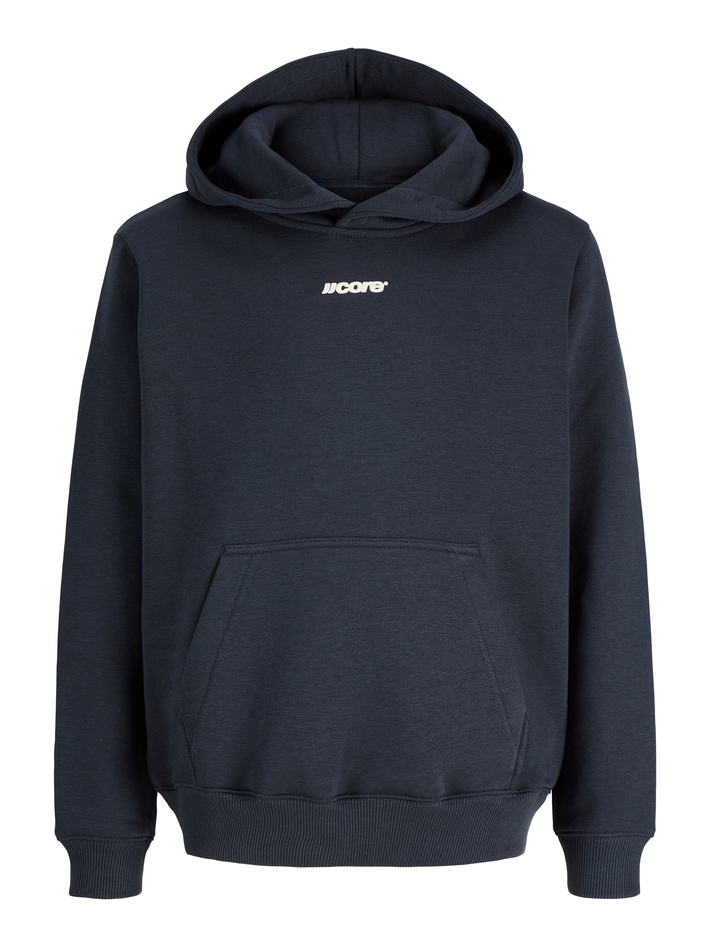 Jack & Jones Junior Kapuzensweatshirt »JCOCLUB BACK SCRIPT SWEAT HOOD SN JNR«, Baumwollmischung, locker geschnitten
