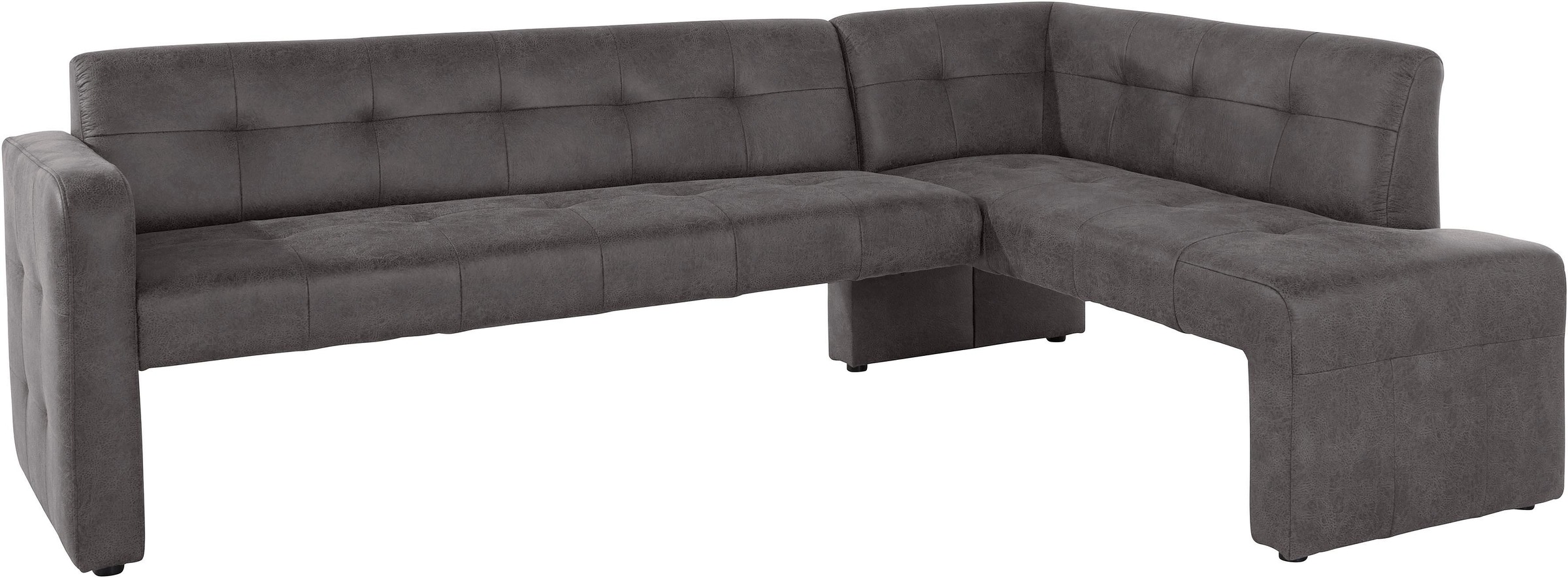 exxpo - sofa fashion Eckbank »Barista mit toller Detailverarbeitung, hohe Bodenfreiheit«, Komfortsitzhöhe 49cm, Frei im Raum stellbar