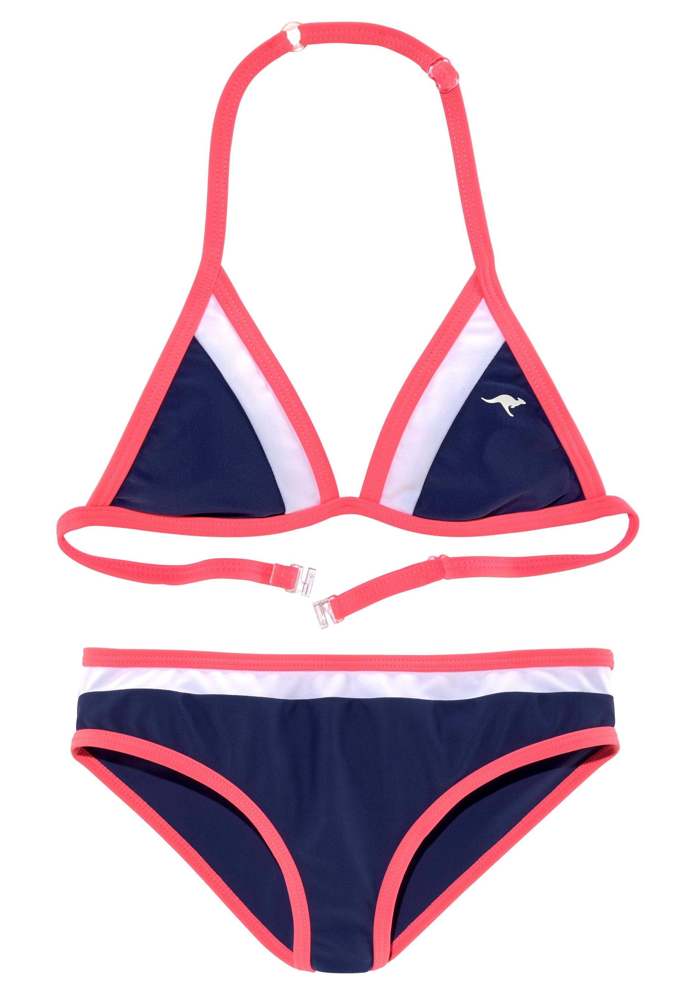 KangaROOS Triangel-Bikini »Energy Kids«, im coolen Colorblocking-Design