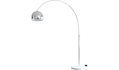 SalesFever Bogenlampe »Finn«, 1 flammig-flammig, Höhenverstellbar und mit Dimmschalter kaufen