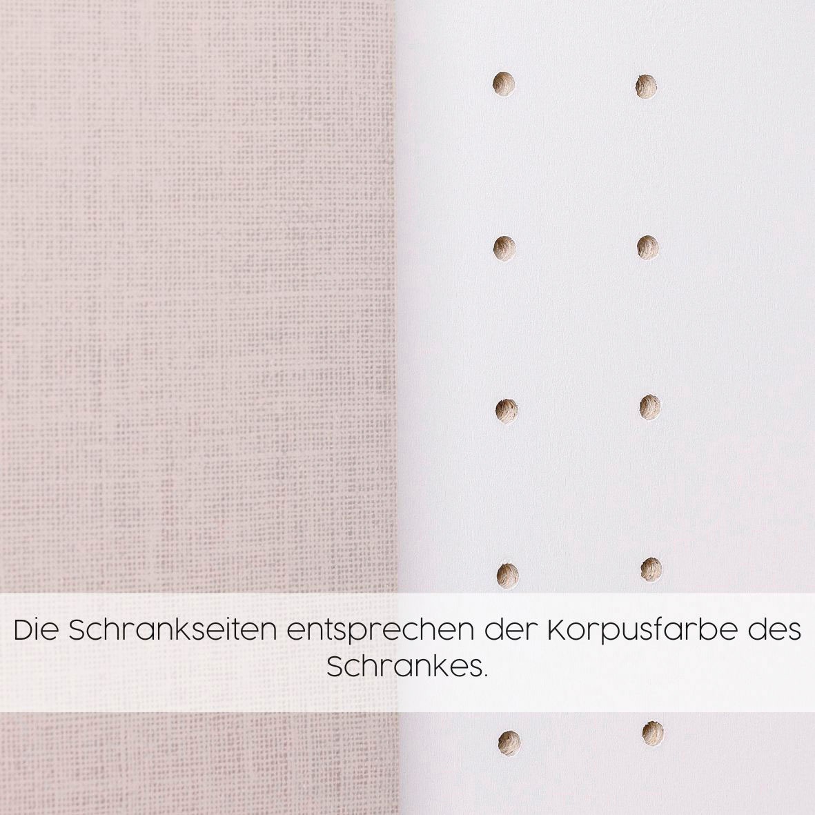 rauch Drehtürenschrank »Kleiderschrank Schrank Garderobe Wäscheschrank NAGATA viel Stauraum«, (in 3 verschiedenen Ausstattungen BASIC/CLASSIC/PREMIUM), mit Schubladen sowie Stangengriffen TOPSELLER MADE IN GERMANY