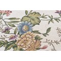 THEKO Teppich »Flomi Sagrini«, rechteckig, 4 mm Höhe, Flachgewebe, Pastell-Farben, Blumen Design, ideal im Wohnzimmer & Schlafzimmer