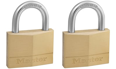 Master Lock Vorhängeschloss, (Set, 2 tlg.), Messing kaufen