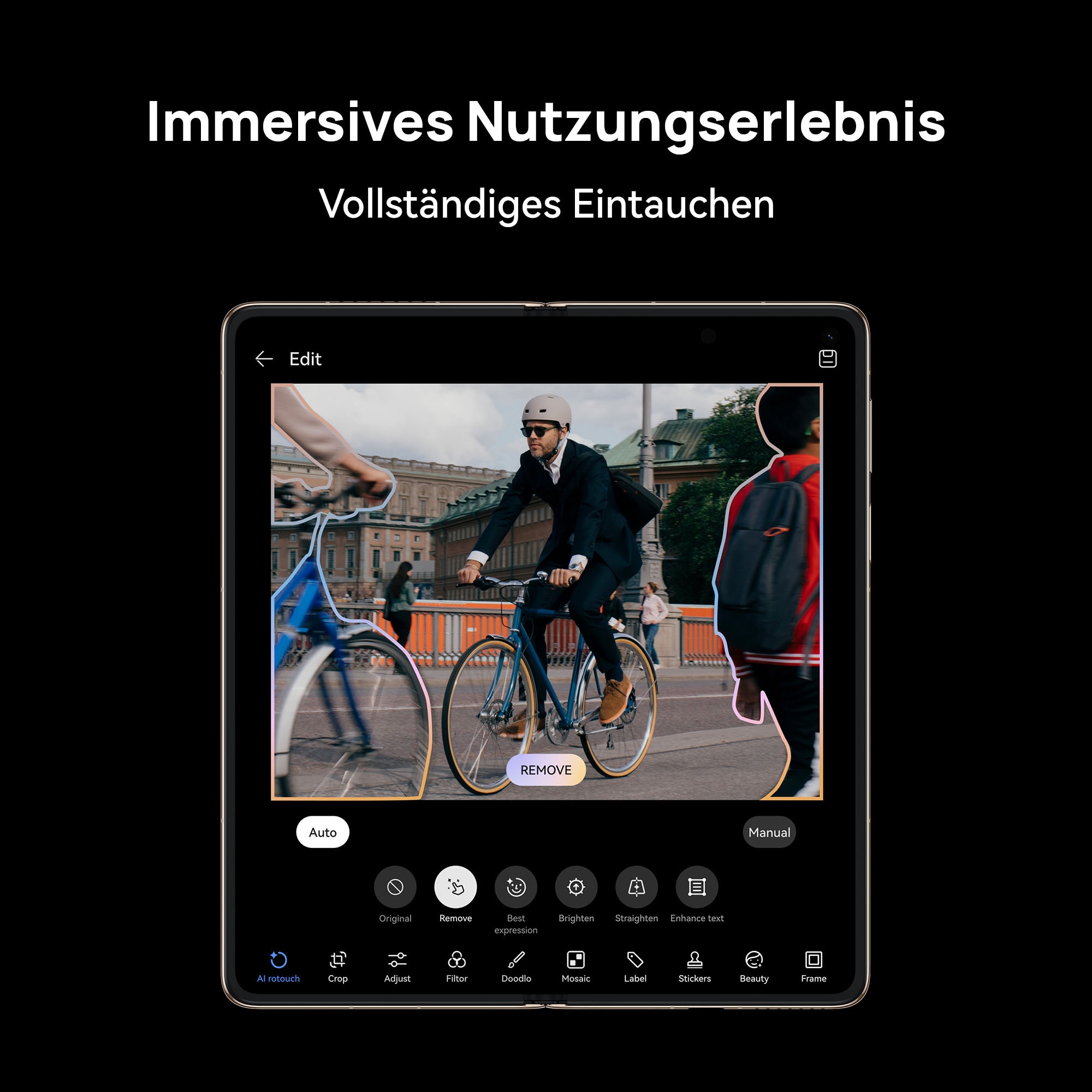 Huawei Smartphone »Mate X7« Schwarz