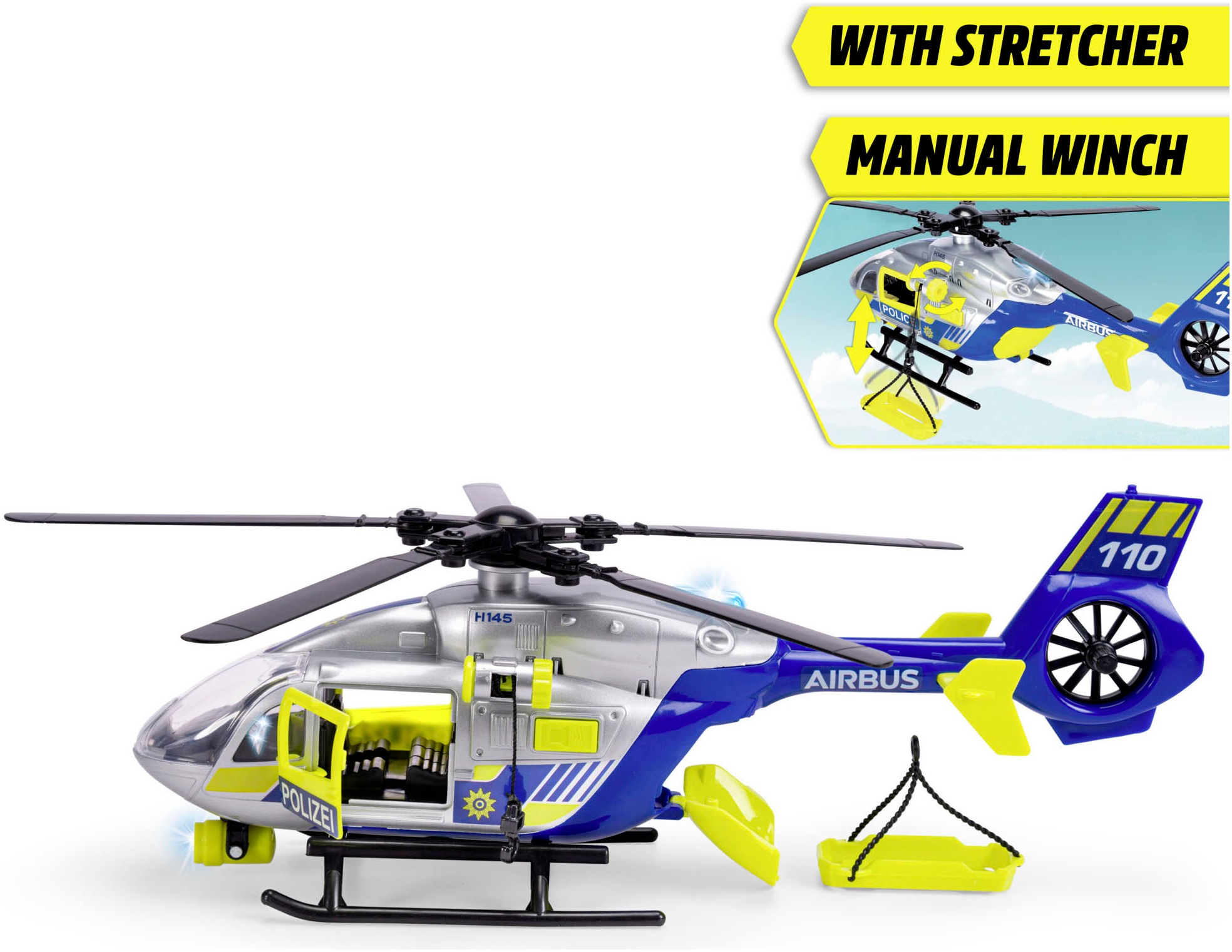 Dickie Toys Spielzeug-Hubschrauber »Police Helicopter«, mit Funktionen