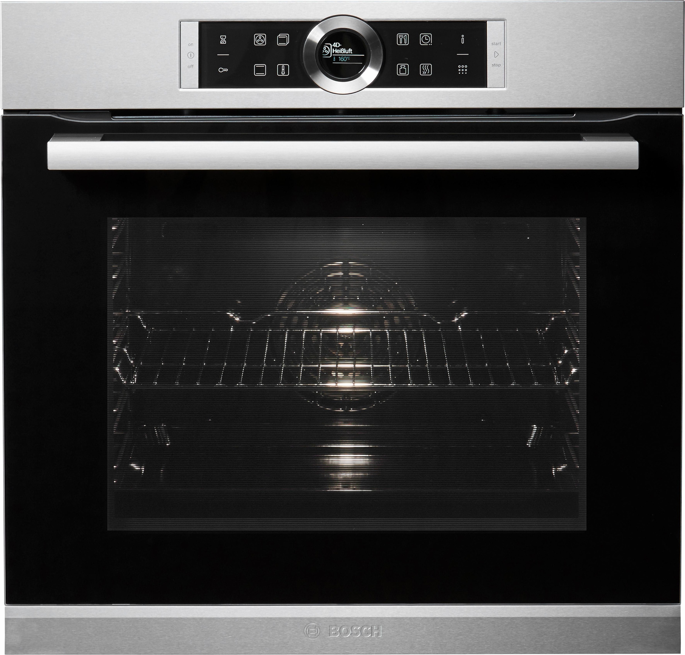 BOSCH Pyrolyse Backofen »HBG675BS1«, Serie 8, mit Teleskopauszug nachrüstbar, Pyrolyse-Selbstreinigung, mit AutoPilot