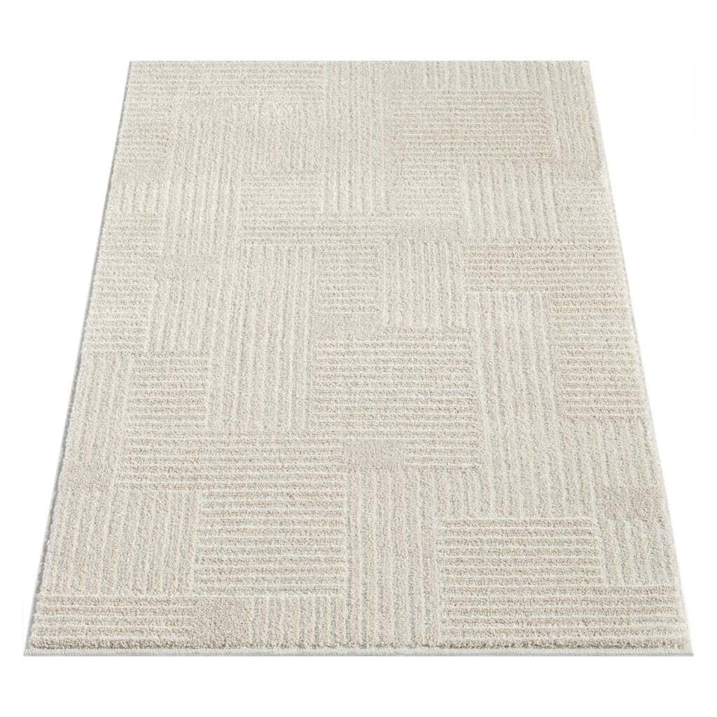 Carpet City Teppich »FLAIR177«, rechteckig, 11 mm Höhe, Kurzflor-Teppich, Skandi-Stil, Wohnzimmer