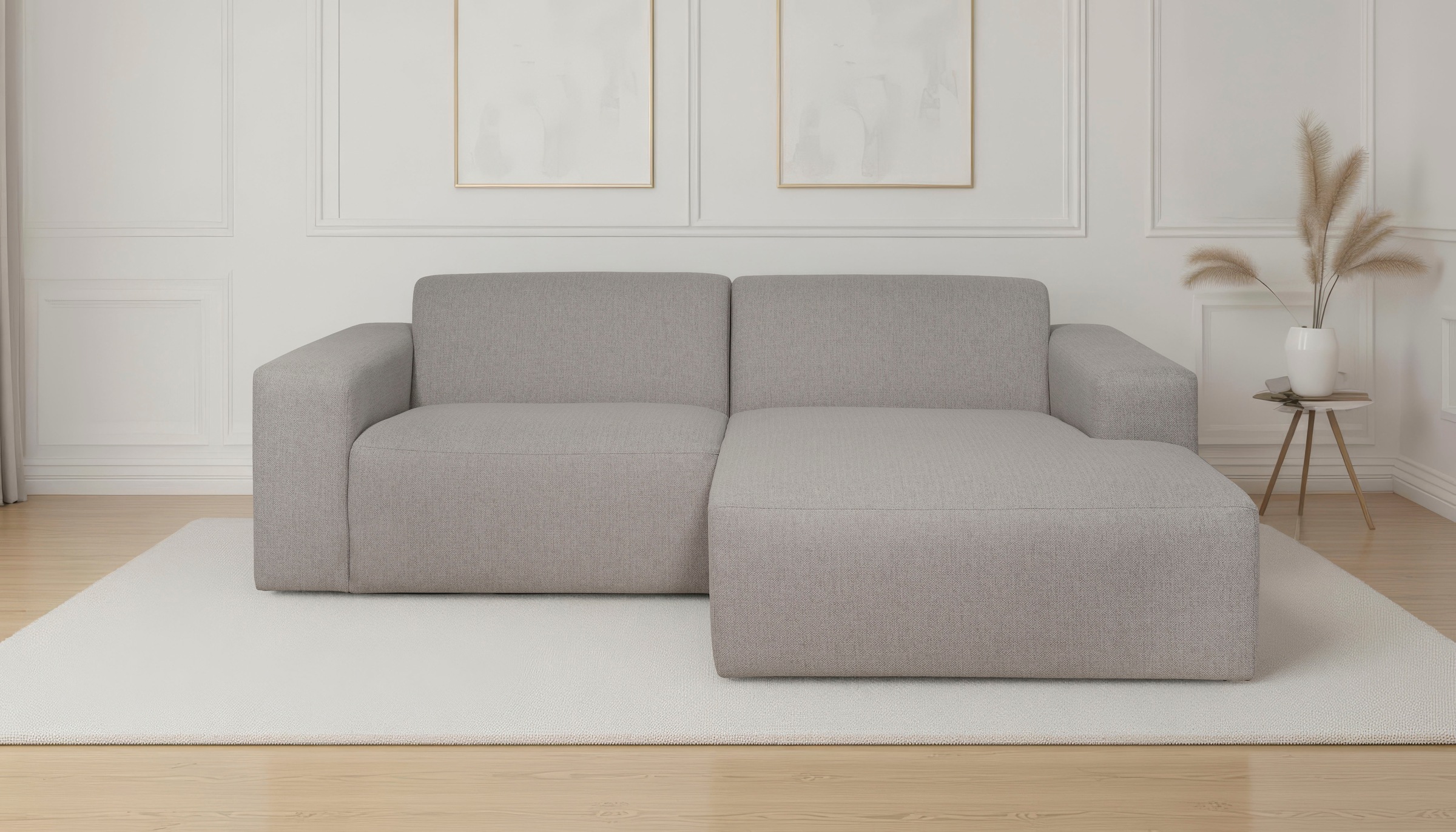 OTTO home Ecksofa »Koa, 228 cm, L-Form, Modulsofa in Cord, Chenille, Strukt günstig online kaufen