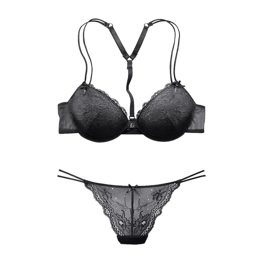 Melrose Set: Push-up-BH, (2 tlg., mit String)